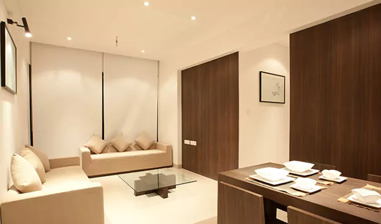 Show Flat Living Room - Progressive’s Crown