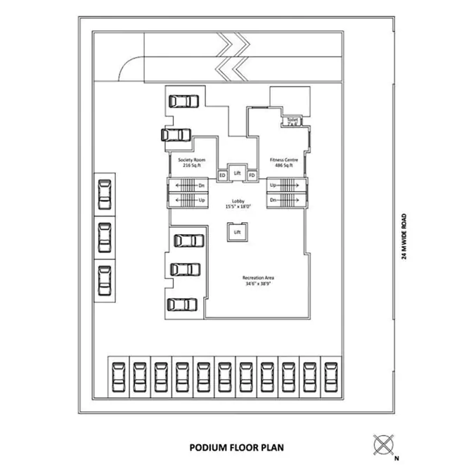 Podium Floor Plan